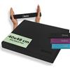 ALPIDEX Balance Pad Tappetino Propriocettivo 3 Fasce Elastiche Tavola Propriocettiva Schiuma Pilates Yoga Allenamento, Black, 48x40x6 cm