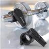 Navaris Ferma Pesi per Bilanciere Palestra 30mm - Set da 2 Morsetti Bilanciere Olimpionico - Blocca Dischi - Accessori Bilancieri - Sollevamento Peso Allenamento Uomo Donna