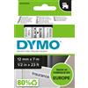 DYMO NASTRO DYMO TIPO D1 (12MMX7M) NERO/BIANCO 450130 S0720530