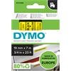 DYMO NASTRO DYMO TIPO D1 (19MMX7MT) NERO/GIALLO 458080 S0720880