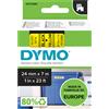 DYMO NASTRO DYMO TIPO D1 (24MMX7MT) NERO/GIALLO 537180 S0720980