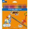 BIC KIDS Astuccio 24 matite Evolution Stripes colori assortite BIC 9505251