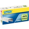 RAPID SCATOLA DA 1000 PUNTI RAPID 24/6 ZINCATI 24855600