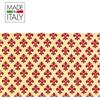 REX SADOCH ROTOLO CARTARIVESTO 49X300CM GIGLIO ROSSO ADESIVO REXTACO T33Y3-419