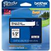 BROTHER NASTRO BROTHER TZE-231 12MMx8MT NERO/BIANCO LAMINATO TZE-231