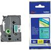 BROTHER NASTRO LAMINATO BROTHER TZE-721 9MMx8MT NERO/VERDE TZE721