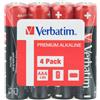Verbatim 4 PILE ministilo AA A A LKALINE 49500
