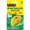 UHU COLLA A NASTRO DRYCLEAN ROLLER 6.5mmx8.5mt PERMANENTE in blister UHU 64231
