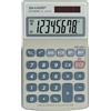 Sharp Calcolatrice tascabile EL240SAB Bianco/Grigio 8 cifre EL240SAB