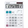 Sharp Calcolatrice da tavolo Bianca EL 340W 12 cifre EL340W