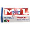 ZENITH SCATOLA 1000 PUNTI ZENITH 515/8 (24/8) IN ACCIAIO NATURALE 0305151801