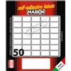 MARKIN Etichetta adesiva bianca 20x12mm (10fogli x 50etichette) Markin X10014
