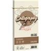 FAVINI 25 BUSTE CALLIGRAPHY CANVAS 110X220MM 100GR 02 AVORIO A57Q414