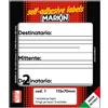 MARKIN Etichetta adesiva bianca 115x70mm MITT-DEST (10fg x 2etichette) Markin X10001