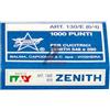 ZENITH SCATOLA 1000 PUNTI ZENITH 130/E S100 (6/4) IN ACCIAIO NATURALE 0311301431