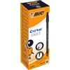 BIC Scatola 20 penna sfera con cappuccio Cristal® Exact 0.7mm nero BIC® 992603