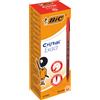 BIC Scatola 20 penna sfera con cappuccio Cristal® Exact 0.7mm rosso BIC® 992604
