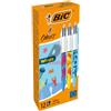 BIC Scatola 12 penna sfera scatto 4 COLORI Velours 9672771