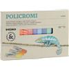 PRIMO ASTUCCIO 12 GESSI POLICROMI QUADRATI 13x13x80mm 020GC12I