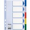 ESSELTE Separatore neutro in PPL 5 tasti colorati f.to A5 ESSELTE 15264