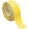 MARKIN Rotolo 1500 etichette 26x12mm giallo fluo permanenti a onda Markin X3502612GI