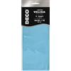 DECO Busta 5 fogli carta velina 20gr 50x76cm azzurro DECO 12283/13