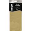 DECO Busta 5 fogli carta velina 20gr 50x76cm oro perlescente DECO 12295/02
