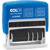 COLOP Timbro mini S120WD DATARIO + POLINOMIO 12diciture 4mm autoinchiostrante COLOP S120WD