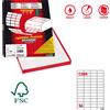 MARKIN Etichetta adesiva C/555 bianca 100fg A4 52,5x21,2mm (56et/fg) Markin X210C555
