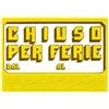 CWR CARTELLO IN CARTONCINO 'CHIUSO PER FERIE' 23x32cm CWR 315/6 315/6