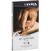 LYRA ASTUCCIO METALLO assortimento 12 matite REMBRANT ART SPECIAL SCHIZZO LYRA L2051120