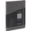 FABRIANO Taccuino c/elast. Ecoqua Plus spiral. A5 70fg. righe antracite Fabriano 19042101