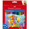 FABER-CASTELL ASTUCCIO 24 PASTELLI COLORATI ACQUERELLABILI RED RANGE FABER CASTELL 114425