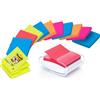 POST-IT DISPENSER PRO +12 ricarche Post-it® Super Sticky Z-Notes colori ass. 76x76mm 7100039361