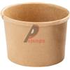 Signor Bio 25 Bowl per zuppe monouso 360ml in cartoncino avana Signor Bio PBC100BIO25C