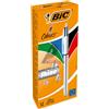 BIC Scatola 12 penna sfera scatto 4COLORS SHINE SILVER BIC 982873