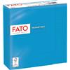 FATO 50 tovaglioli carta 33x33cm 2 Veli Turchese Fato 82623100