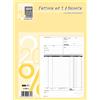 EDIPRO BLOCCO FATTURE 1 ALIQUOTA IVA 50/50 FOGLI AUTORIC. 29,7X21 E5283A E5283A