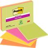 POST-IT BLOCCO 45foglietti Post-it® Super Sticky 101x152mm MEETING NOTE NEON 6445-SSP 7100235019