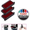 TRODAT Blister da 3 tamponi 6/4911 rosso Trodat 1492