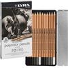 LYRA ASTUCCIO METALLO assortimento 12 matite grigie REMBRANDT POLYCOLOR Lyra L2001122