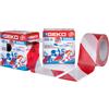 Geko Nastro segnaletico SIGNAL 70mm x 200mt bianco/rosso Geko 200/25