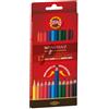 KOH.I.NOOR ASTUCCIO 12 MATITE COLORATE ACQUARELLO KOHINOOR H2139N