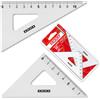 ARDA COPPIA SQUADRA PROFIL ALLUMINIO 12CM 45° 60° ARDA 80312