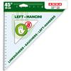 ARDA Squadra 45° - 30cm per mancini ARDA 28730MAN