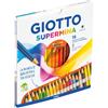 GIOTTO Astuccio 18 pastelli Supermina Giotto + 2 matite grafite HB e 2B 236300