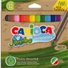 CARIOCA Scatola 12 pennarelli Jumbo Eco Family lavabili colori assortiti Carioca 43101