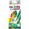 CARIOCA Astuccio 12 matite Tita cancellabile colori assortiti Carioca 42897