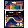 STABILO Astuccio 12 pennarelli PEN 68 Brush ARTY Line 568/12 Stabilo 568/12-21-20