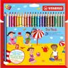 STABILO Astuccio 24 pastelli Trio Thick colori assortiti STABILO 203/2-24